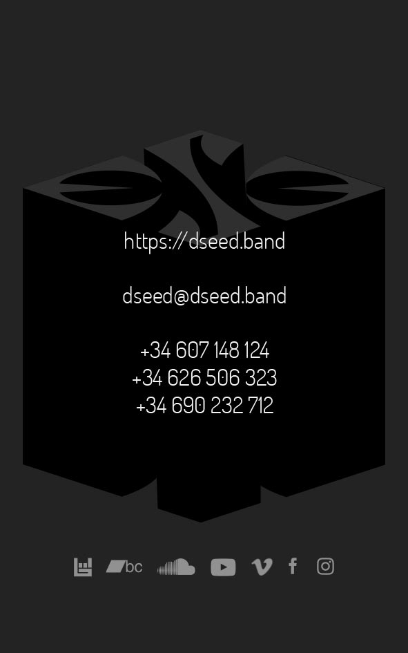 Tarjeta de visita DSEED (reverso)