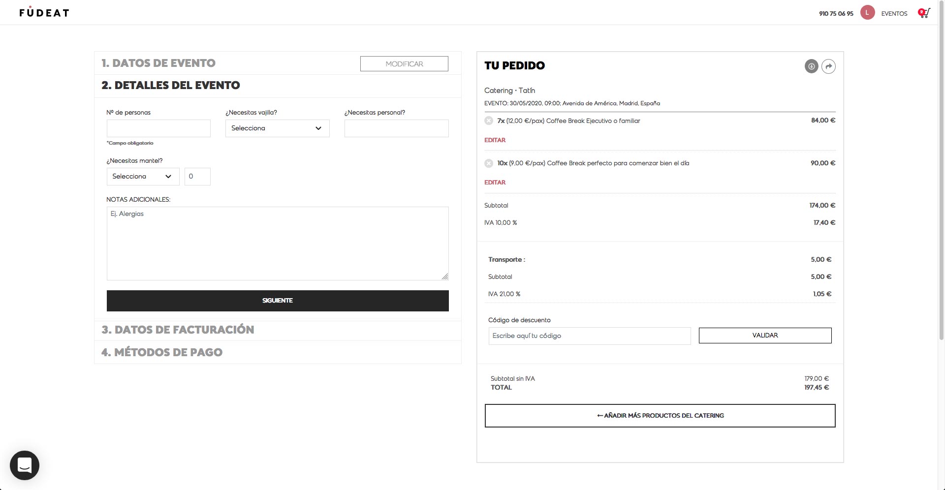 F.: Checkout